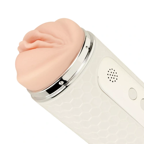 Nina - Teazers Double Rechargeable Vibrating Masturbator with Two Holes and Love Sounds [5]