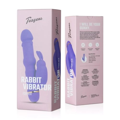 Silicone Rabbit Vibrator Teazers purple [9]
