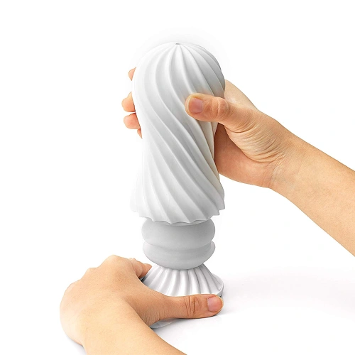 Original masturbator Tenga Flex Rocky Black [8]