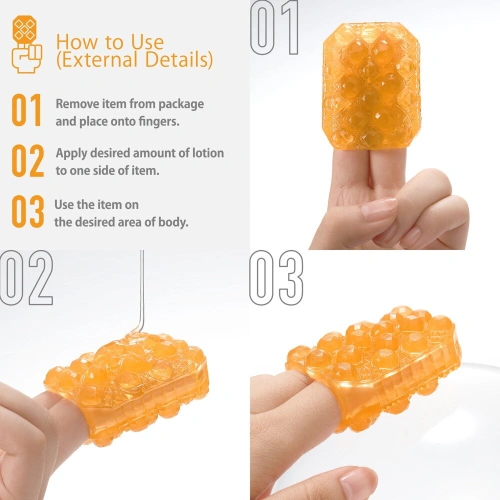 Embossed and compact unisex stimulator Tenga Uni Topaz [1]