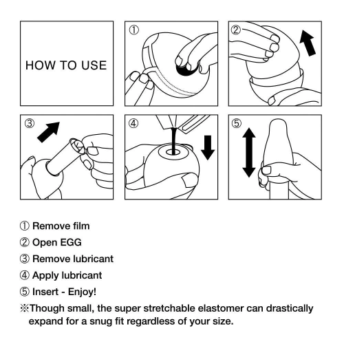 Nina - Tenga Egg Ring small embossed egg masturbator [3]