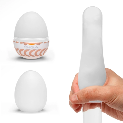 Nina - Tenga Egg Ring small embossed egg masturbator Nina - Tenga Egg Ring small embossed egg masturbator