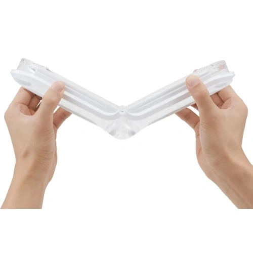 Luxury flip zero gravity silicone masturbator white [11]