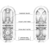 Luxury flip zero gravity silicone masturbator white [14]