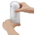 Luxury flip zero gravity silicone masturbator white [8]
