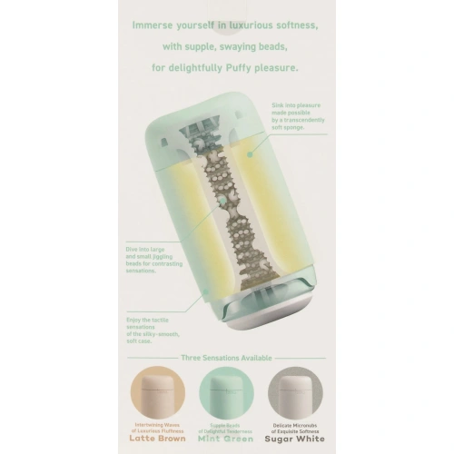 Tenga Puffy Green Mint discreet masturbator [12]