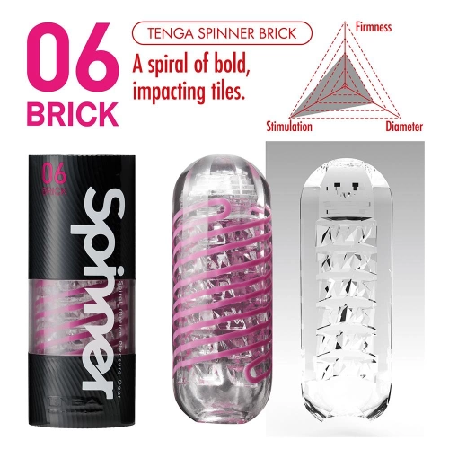 Original masturbator Tenga Spinner Brick [4]