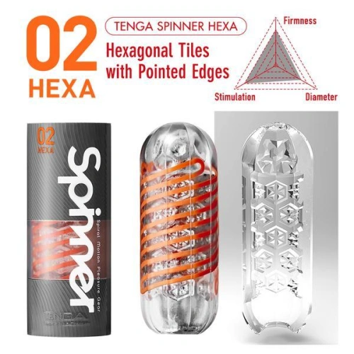 Original Tenga Spinner Hexa masturbator [2]