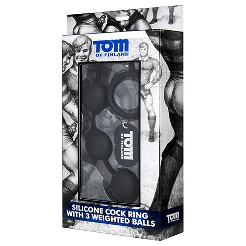 Anal balls with weights and silicone cock ring Tom of Finland [1]