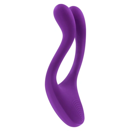 Icon Purple Rechargeable Silicone Couples Stimulator [1]