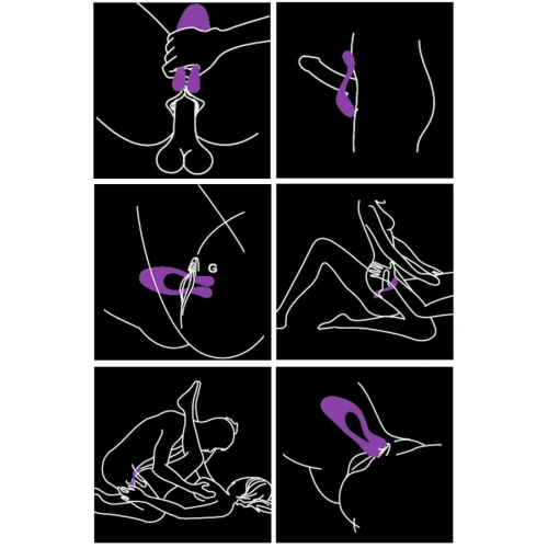 Icon Purple Rechargeable Silicone Couples Stimulator [3]