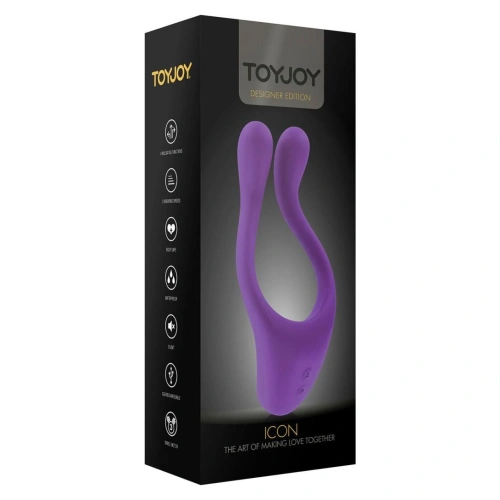 Icon Purple Rechargeable Silicone Couples Stimulator [4]