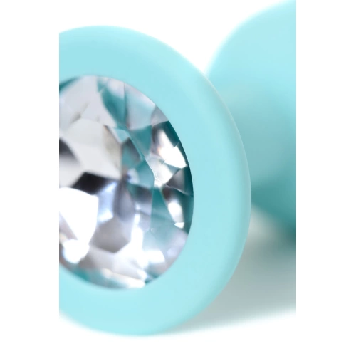 ​​Small anal expander-jewel made of silicone with Brilliant crystal [3]