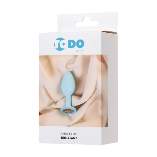 ​​Small anal expander-jewel made of silicone with Brilliant crystal [5]