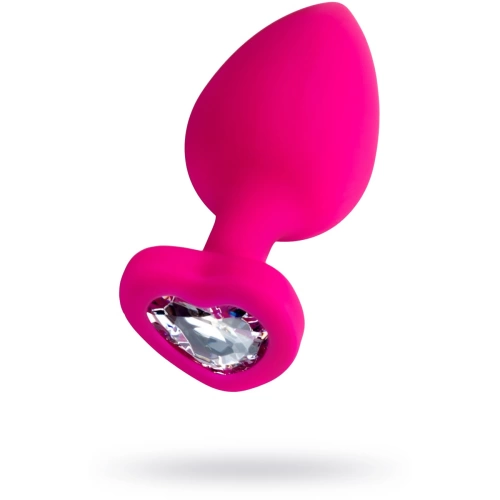 Diamond Heart Silicone Anal Expander Pink L [2]