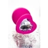 Diamond Heart Silicone Anal Expander Pink L [6]