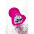 Diamond Heart Silicone Butt plug Pink S [2]
