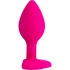 Diamond Heart Silicone Butt plug Pink S [4]