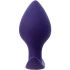 Silicone Butt Plug with moving ball Glob purple M [2]