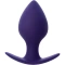 Silicone Butt Plug with moving ball Glob purple M