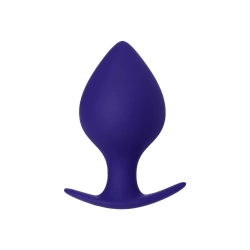 Silicone anal dilator with moving ball Glob purple L