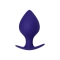 Silicone anal dilator with moving ball Glob purple L