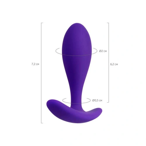 Silicone Anal Expander Hub Purple [3]