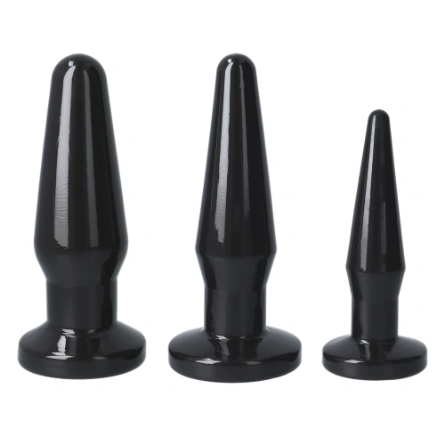 Best Butt Buddies Butt Plug set 3 pcs. black [1]