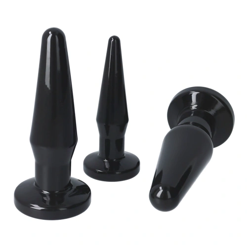 Best Butt Buddies Butt Plug set 3 pcs. black [2]