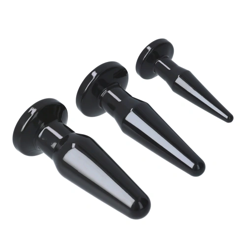 Best Butt Buddies Butt Plug set 3 pcs. black [3]