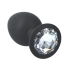 Booty Jewel L crystal silicone butt plug