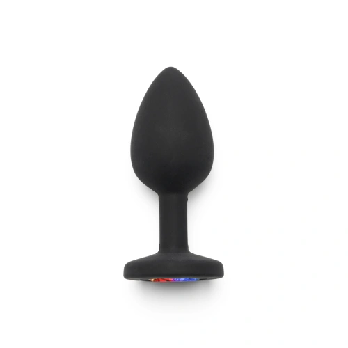 Rainbow Booty Jewel S Crystal Silicone Butt Plug [1]