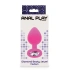 Dilyana- Silicone anal dilator with crystal Diamond Booty Jewel M pink [4]