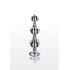 Metal Anal Toy with Clear Crystal Diamond Star Beads M [1]