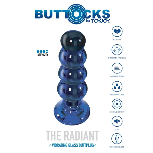 Dilyana- Vibrating glass anal stimulator The Radiant [8]