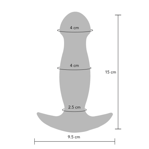 Dilyana Buttocks The Wild Rechargeable Silicone Anal Stimulator with Remote [5]