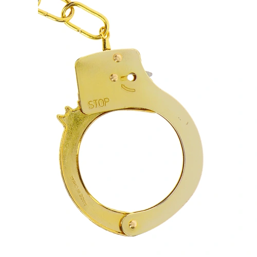 Gold Fun Cuffs solid metal handcuffs [1]