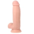 Get Real 6'' Vacuum Base Realistic Dildo with Testicles