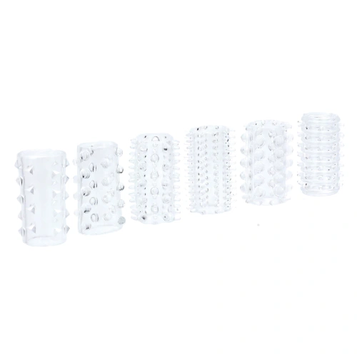 Set of penis thickeners Power 6 pcs. transparent [1]