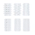 Set of penis thickeners Power 6 pcs. transparent