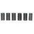 Set of penis thickeners Power 6 pcs. half black colour [1]