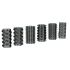 Set of penis thickeners Power 6 pcs. half black colour [2]