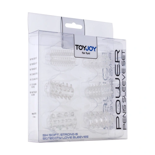 Set of penis thickeners Power 6 pcs. transparent [5]