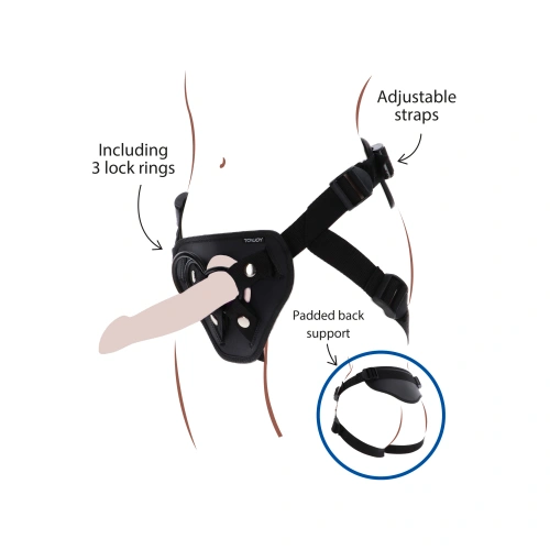 Nina - Adjustable Penis Harness Get Real DeLuxe Harness [5]