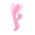 Nina - The Belle Pink Rechargeable Silicone Rabbit Vibrator with Back and forth Motions [1]