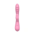 Nina - The Belle Pink Rechargeable Silicone Rabbit Vibrator with Back and forth Motions [2]
