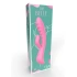 Nina - The Belle Pink Rechargeable Silicone Rabbit Vibrator with Back and forth Motions [6]