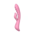 Nina - The Belle Pink Rechargeable Silicone Rabbit Vibrator with Back and forth Motions