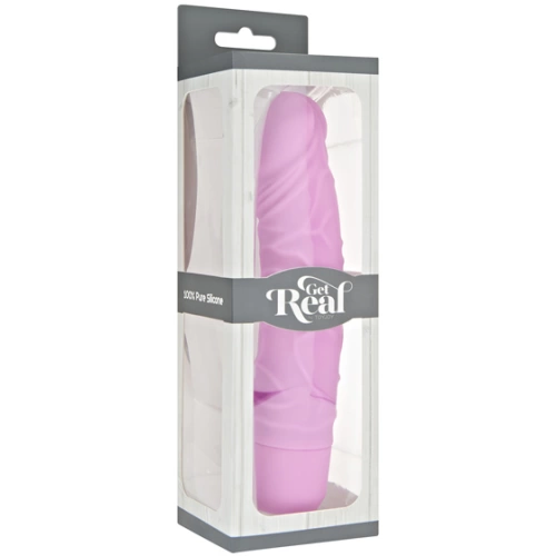 Realistic medical silicone vibrator Get Real pink [4]