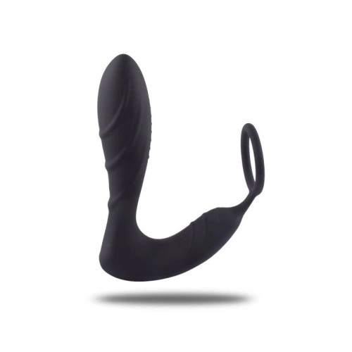 Rechargeable Vibrating Prostate Stimulator with Penis Ring and Wireless Remote T4L [1]